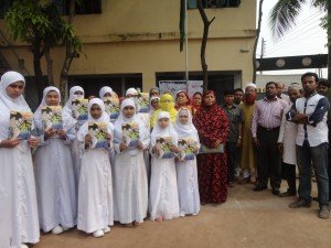 “Read Mujib” program in Afsar Uddin Memorial Girls Madrasa, Kushtia