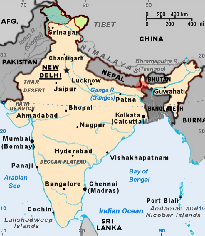 Bangladesh – India border