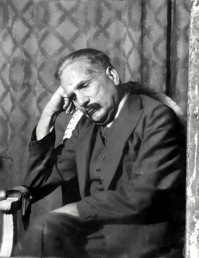 Muhammad Iqbal, then president of the Muslim League in 1930