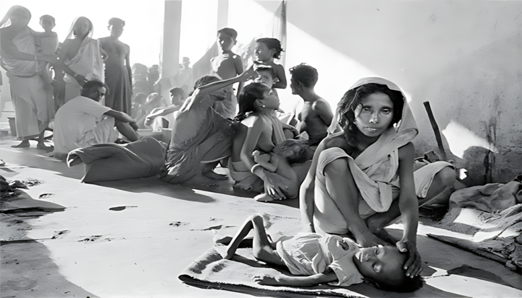 Refugee camps in India, 1971