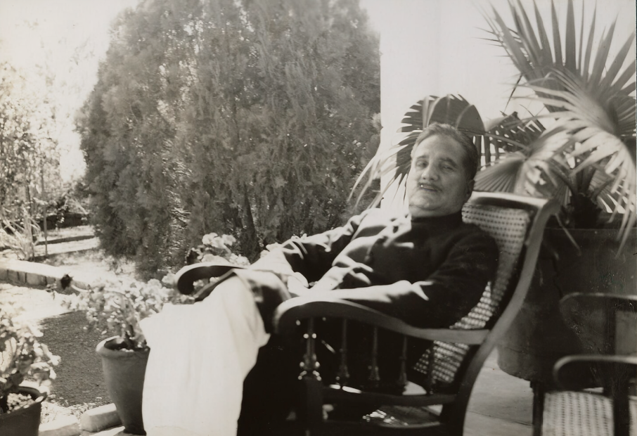 Sir Muhammad Iqbal in 1935, by Lady Ottoline Morrell