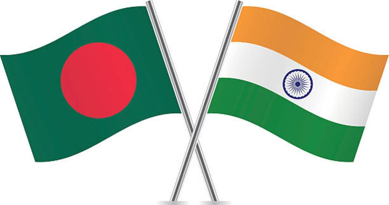 Bangladesh and Indian Flag
