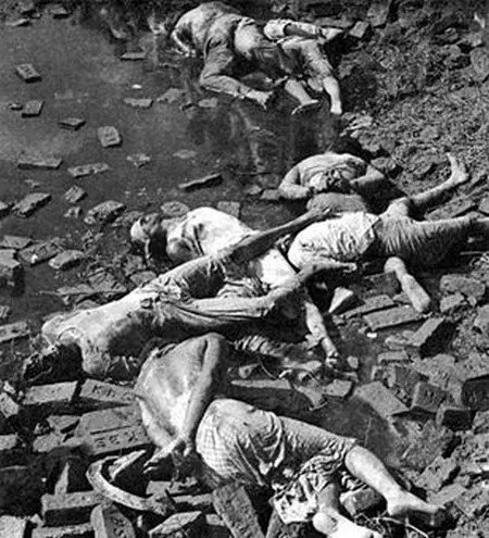 Bodies of Bengali nationalist intellectuals in 1971. Image courtesy of Rashid Talukdar