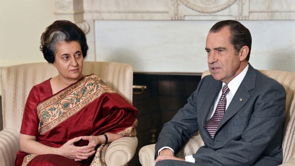 Indira Gandhi and Nixon