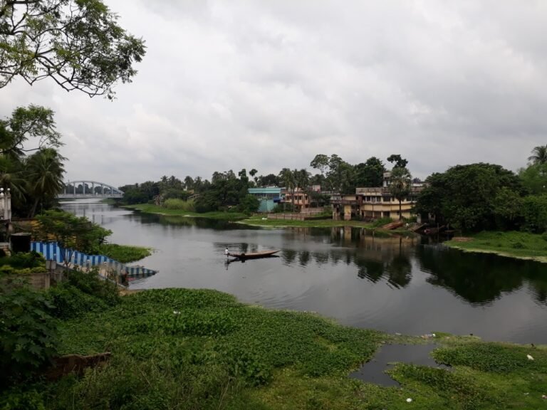 The Ichamati River in Bongaon town